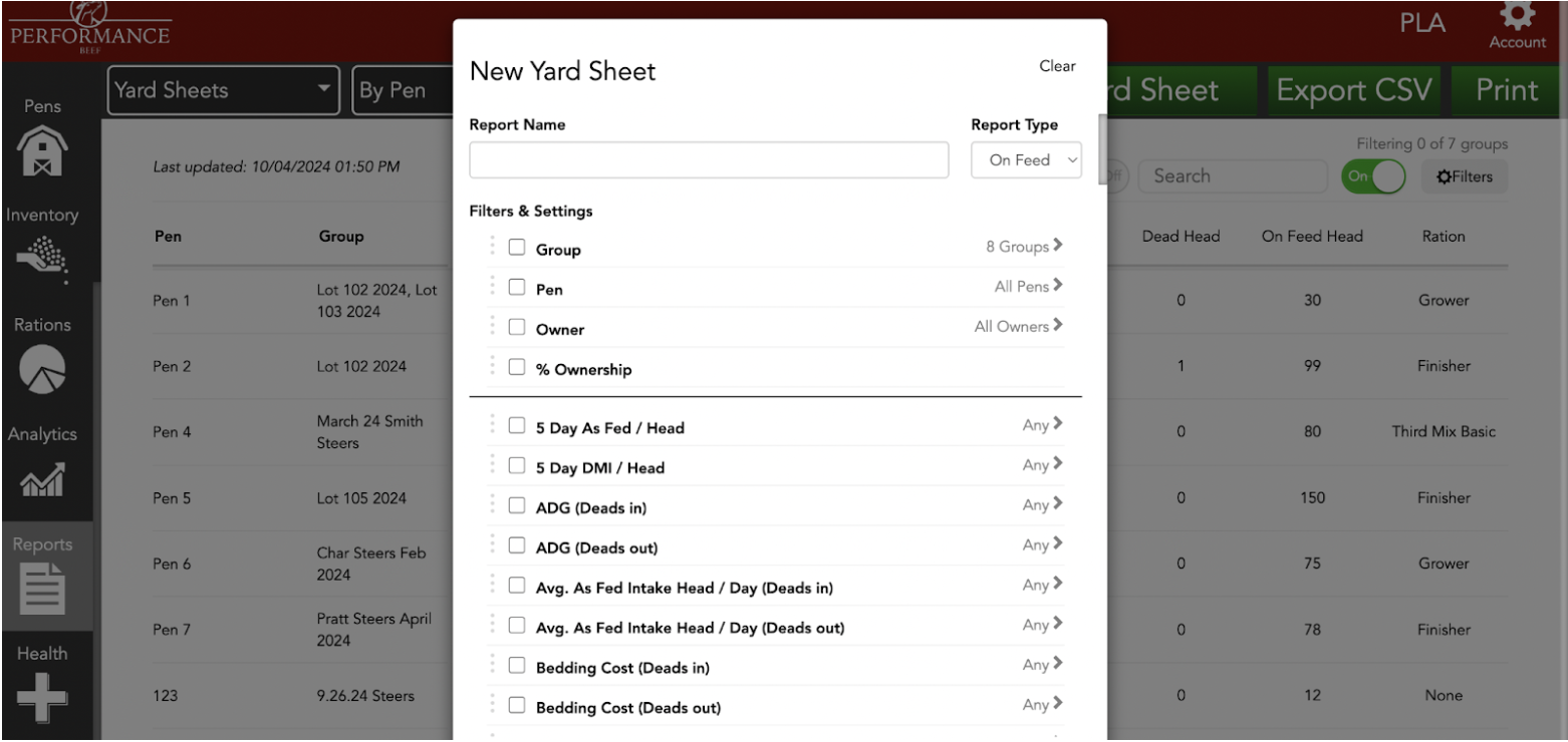 Custom Yard Sheet